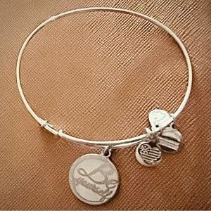 Alex and Ani charm bangle bracelet.